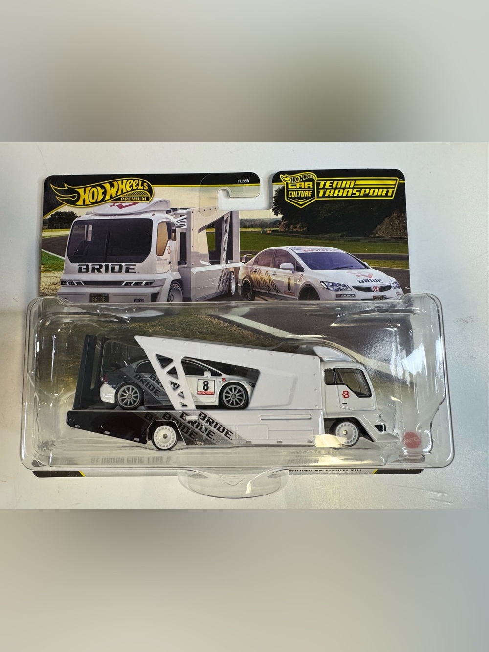 Hot Wheels Premium Team Transport ‘07 Honda Civic Type R & Kousoku Hauler
